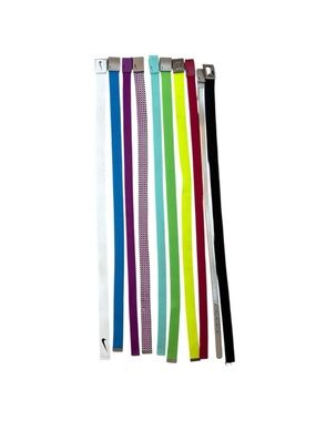 10 Golf Belt Bundle (Nike & Under Armor) Colorful Slim Belts - Multi Color Pack
